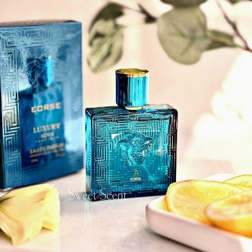 عطر ادوپرفیوم مردانه ورساچه اروس لاکچری آکوا حجم ۵۰ میل